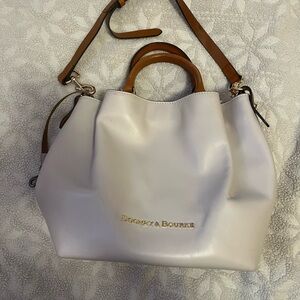 Dooney & Bourke White and Tan Women's Bag